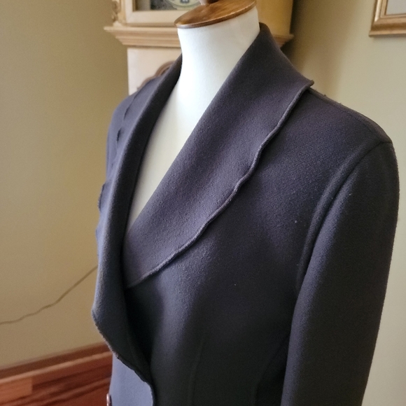 GIORGIO ARMANI WOOL/CASHMERE DOUBLE-BREAST BLAZER - Picture 6 of 16